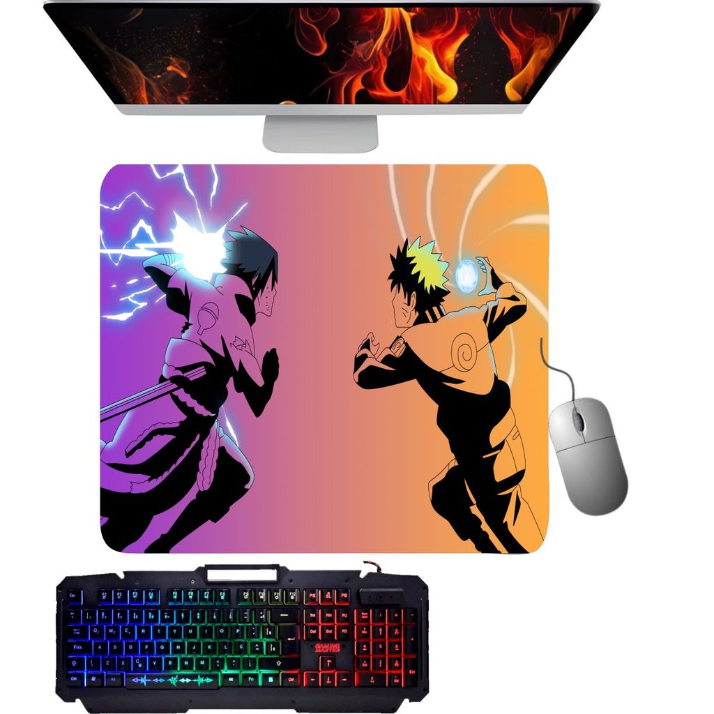 Mouse Pad gamer - sasuke e naruto 2