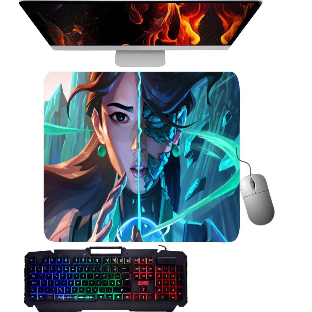 Mouse pad gamer - Sage Presságio VALORANT