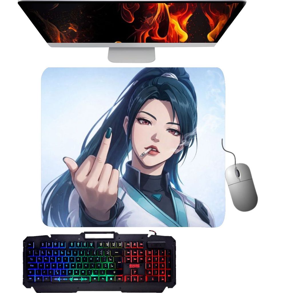 Mouse Pad gamer - Sage Bad Attitude VALORANT