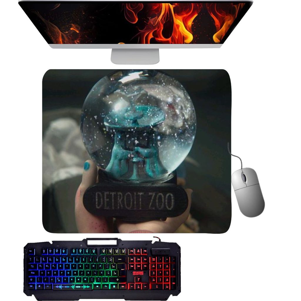 Mouse Pad gamer - Detroid Zoo Coraline