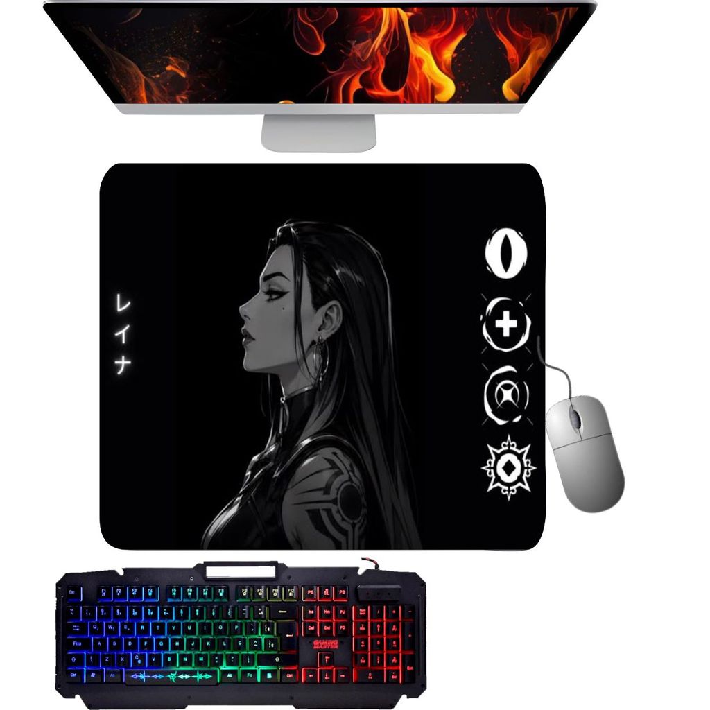 Mouse Pad gamer - Dark Reyna VALORANT