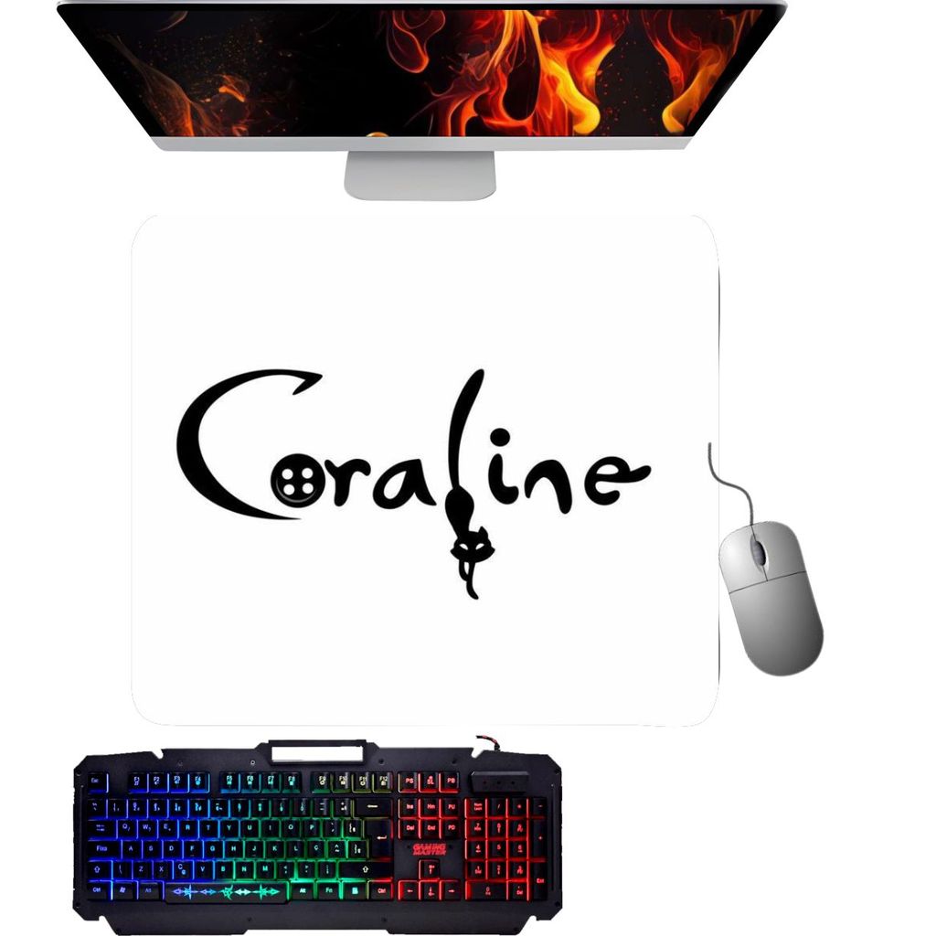 Mouse Pad gamer - Coraline 000