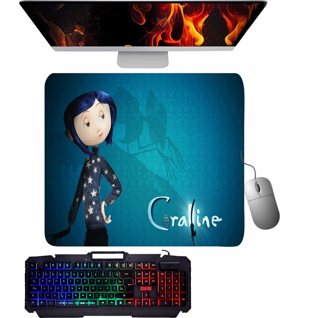 Mouse Pad gamer - Coraline 006