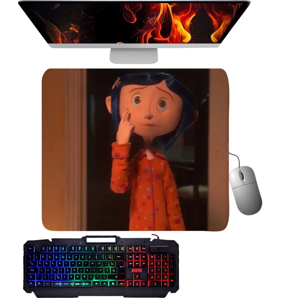 Mouse Pad gamer - Coraline 03