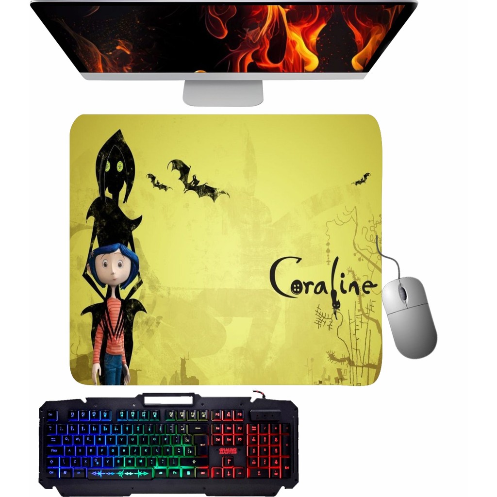 Mouse Pad gamer - Coraline 02