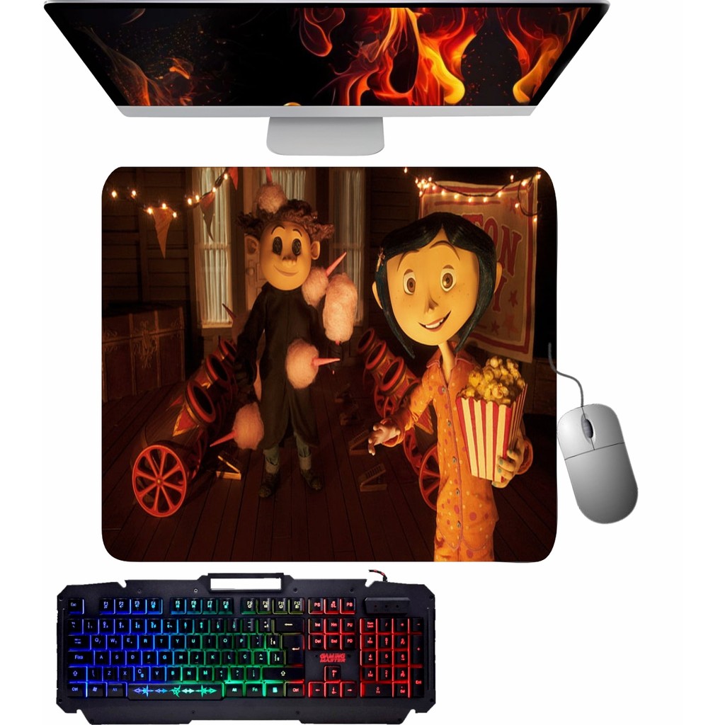 Mouse Pad Gamer - Coraline 01