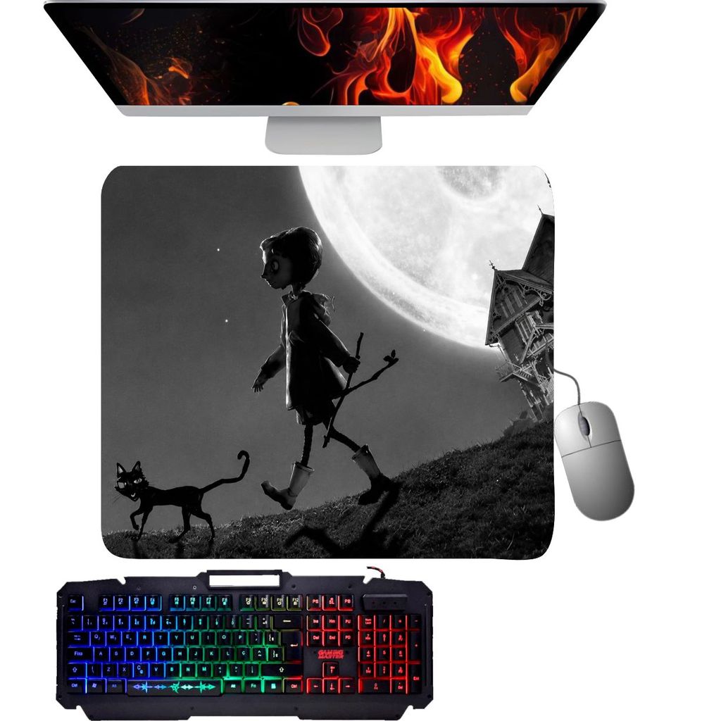 Mouse Pad Gamer - Coraline 00