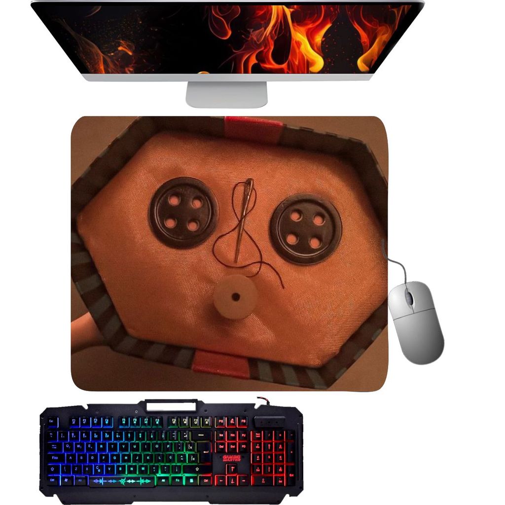 Mouse Pad gamer - Coraline