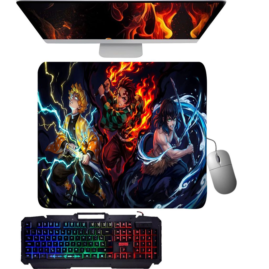 Mouse Pad Gamer grande-Kimetsu no Yaiba