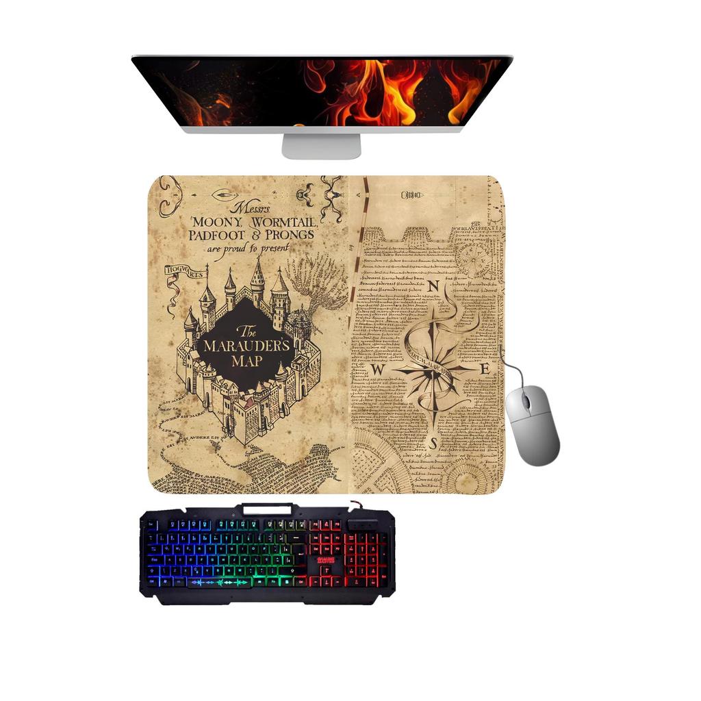 Mouse Pad gamer HARRY POTTER MAPA