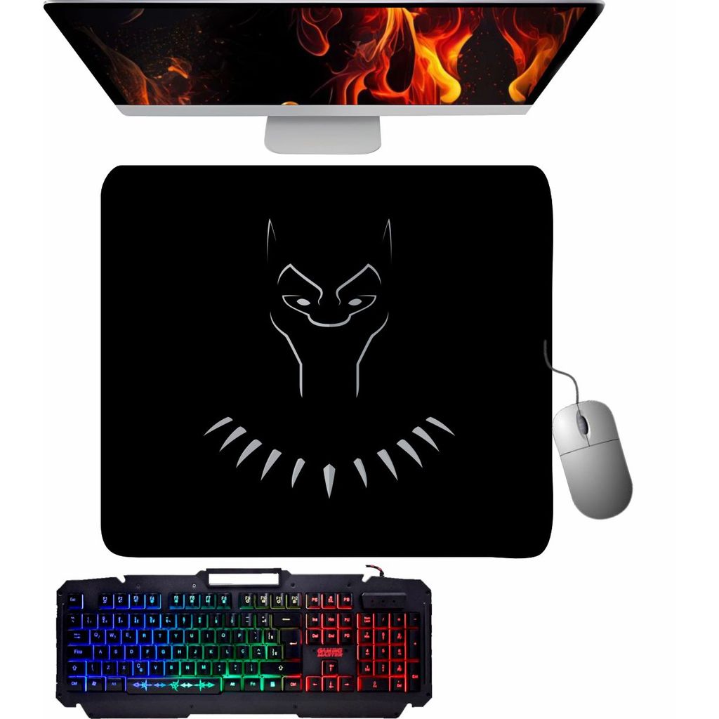 Mouse Pad Gamer - Pantera Negra