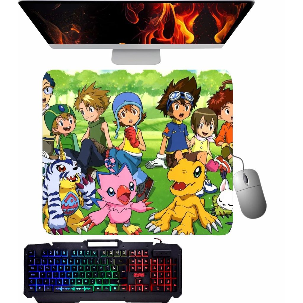 Mouse Pad Gamer - Digimon