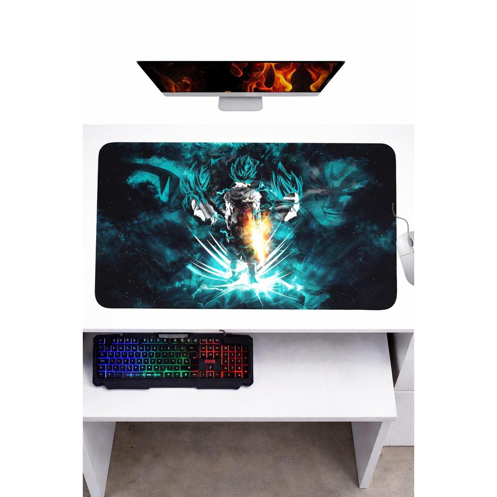 Mouse Pad gamer - Dragon Ball Fúria da Fusão Azul