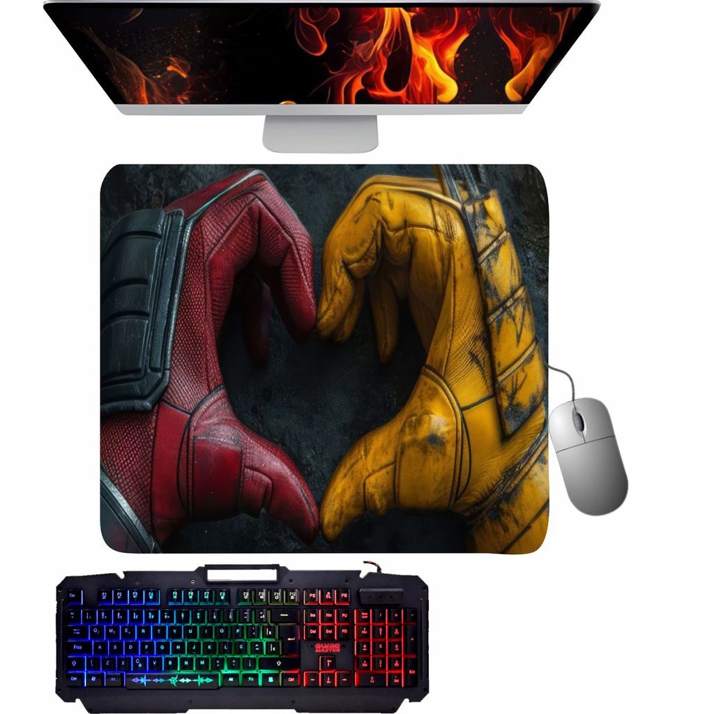 Mouse Pad gamer - DP E Wolwerine