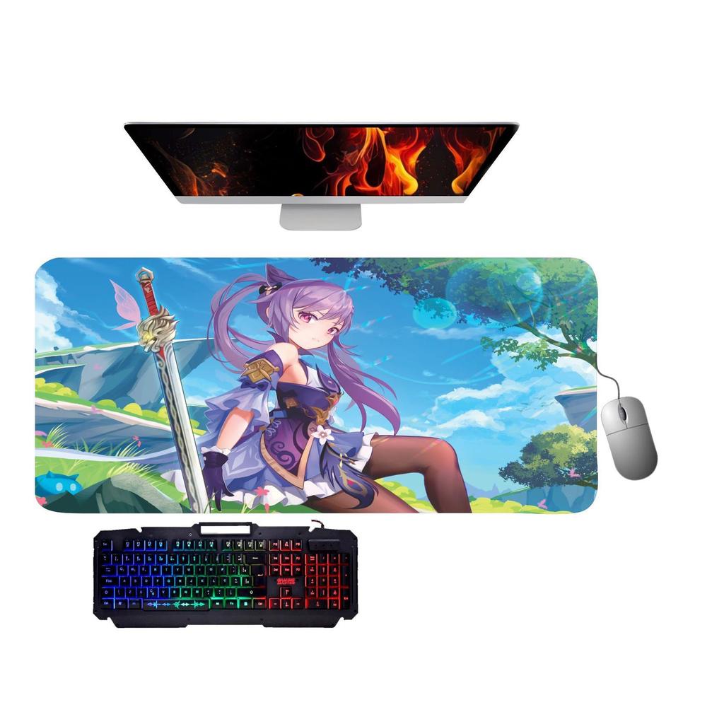 Mouse Pad gamer - Keqing - Genshin Impact