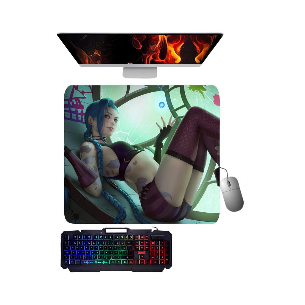 Mouse Pad gamer Jinx Arcane 3