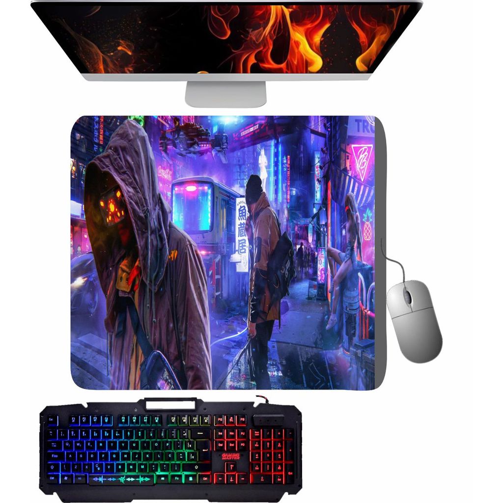Mouse Pad Gamer - Cyberpunk