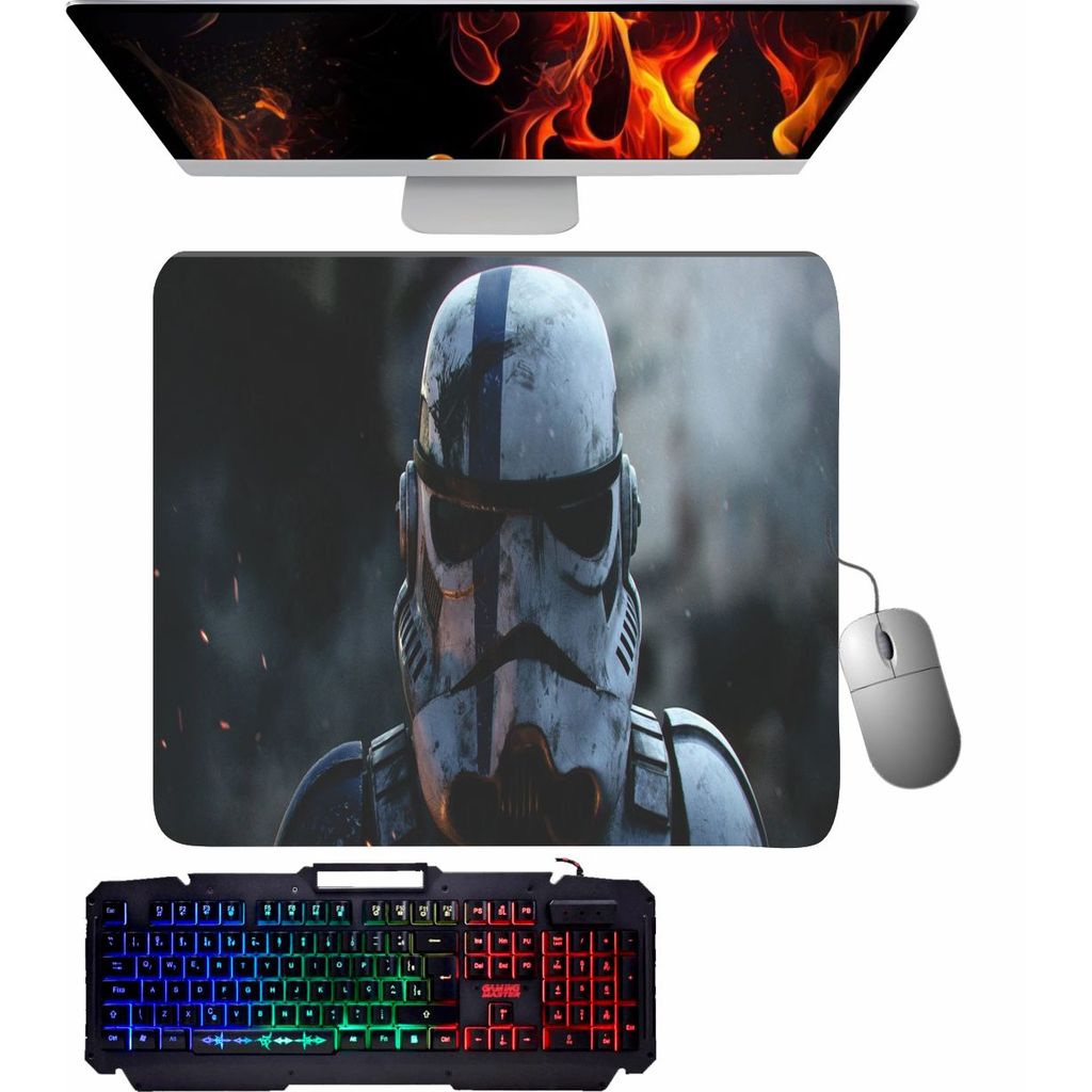 Mouse Pad Gamer - Tema espacial