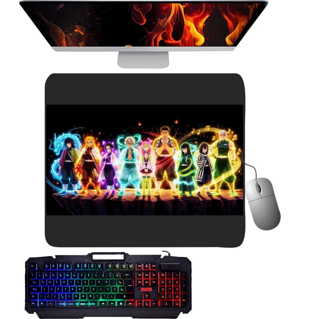 Mouse Pad Gamer - Hashiras