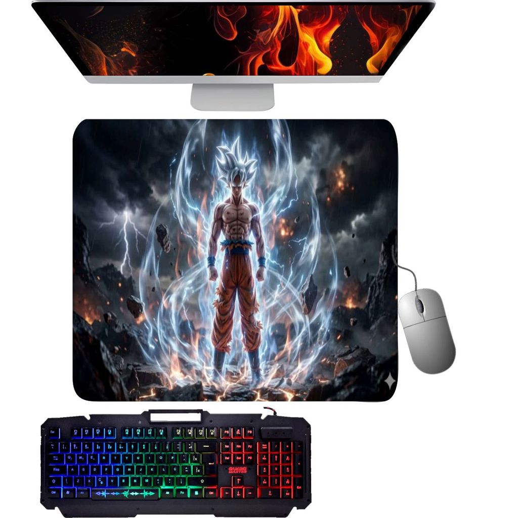 Mouse Pad Gamer Grande - Goku