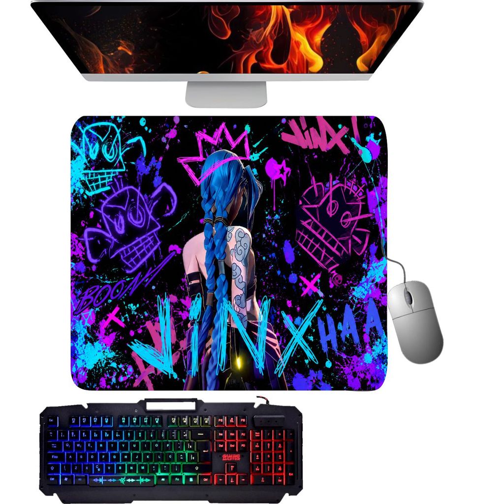 Mouse Pad Gamer - Jinx Arcane 2