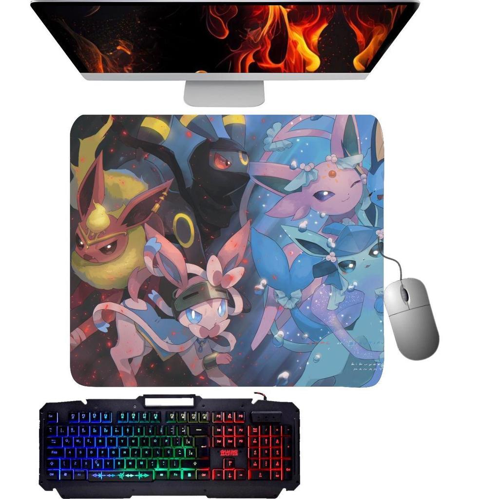 Mouse Pad Gamer Pokemon - Eeveelutions