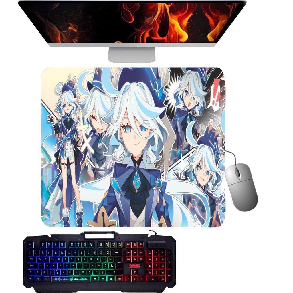 Mouse Pad gamer - Furina - Genshin Impact.